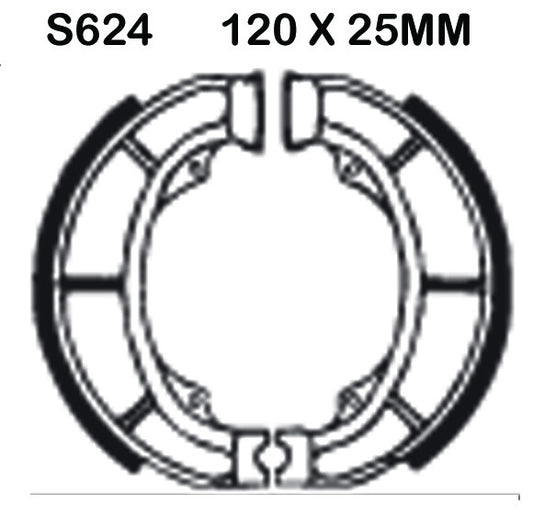 EBC Brake Shoes S624