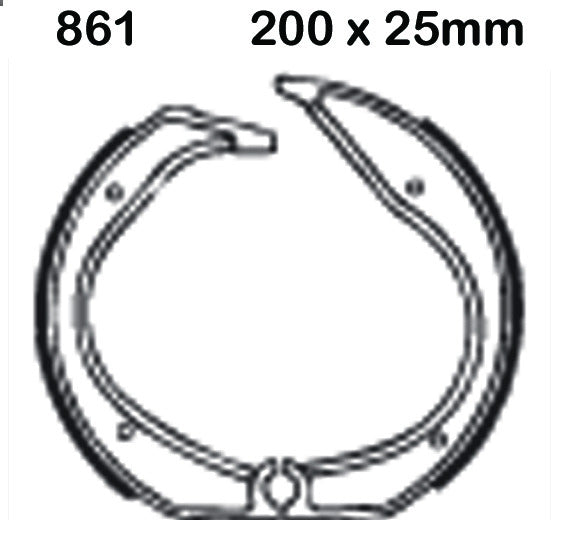 EBC Brake Shoes 861