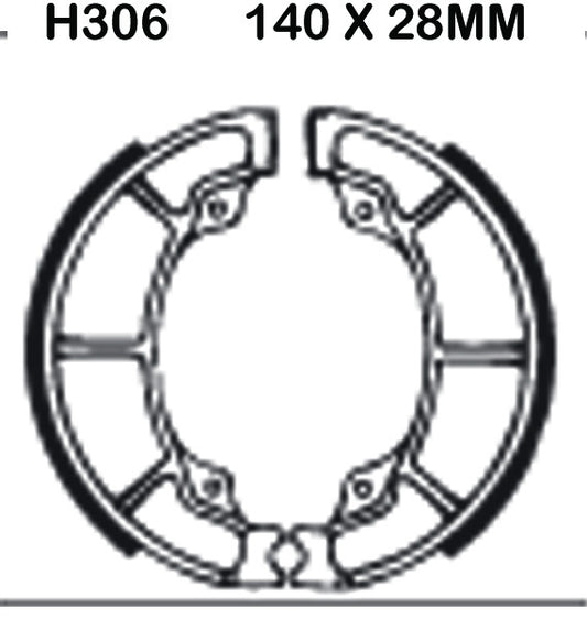 EBC Brake Shoes H306