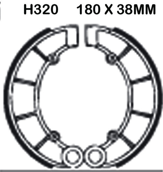 EBC Brake Shoes H320