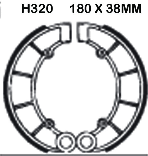 EBC Brake Shoes H320