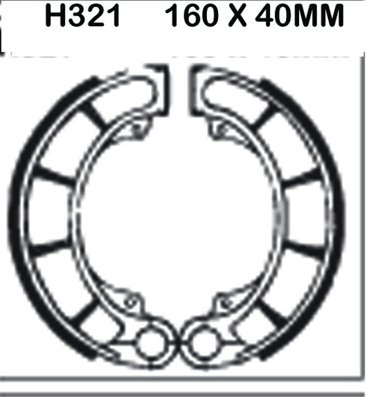 EBC Brake Shoes H321
