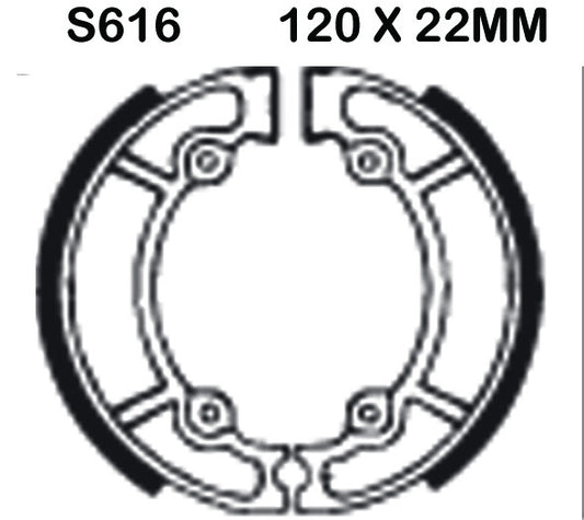 EBC Brake Shoes S616