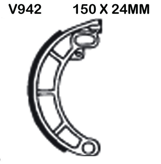 EBC Brake Shoes V942
