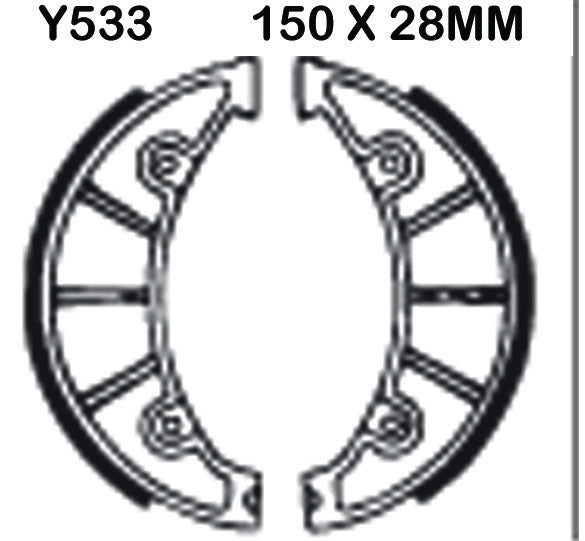 EBC Brake Shoes Y533