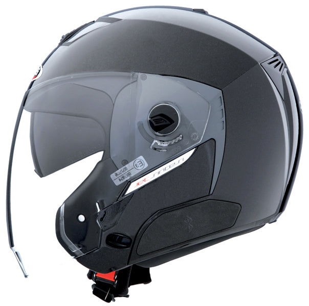 CABERG Jet Sintesi Metal Black Helmet