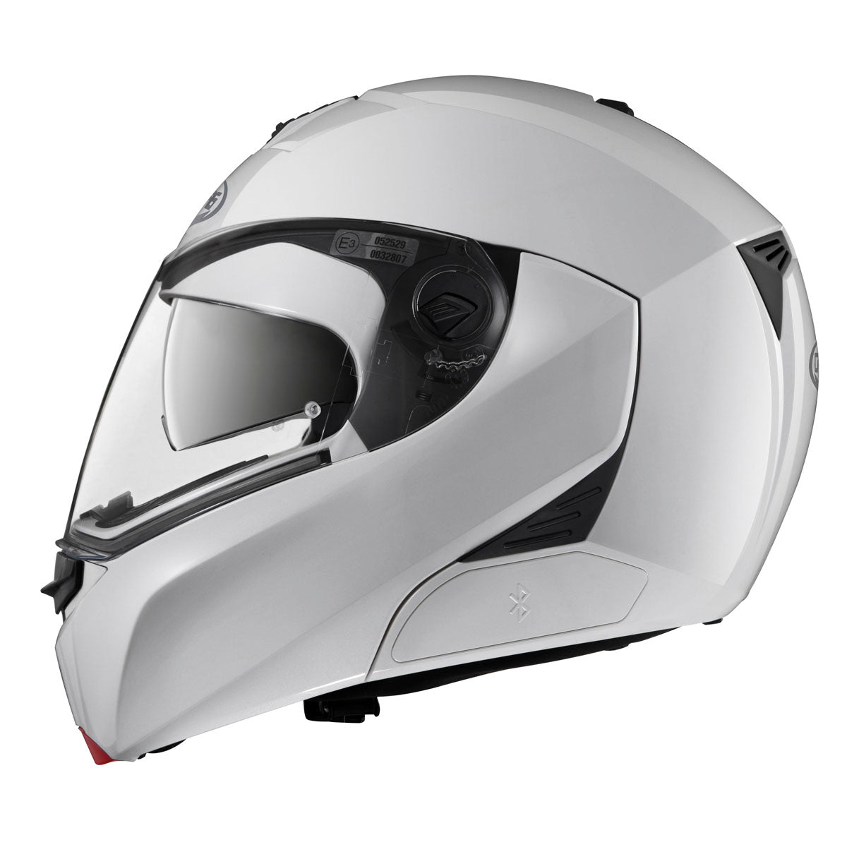 CABERG Modus Metal White Flip Up Motorcycle Helmet Helmet