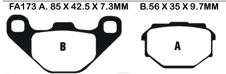 EBC Brake Pads SFA173