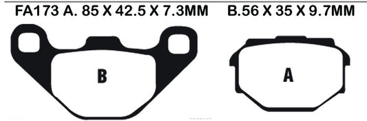 EBC Brake Pads SFA173