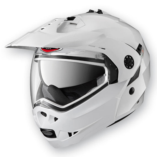 CABERG Tourmax Metal White Flip Up Motorcycle Helmet - Extra Small