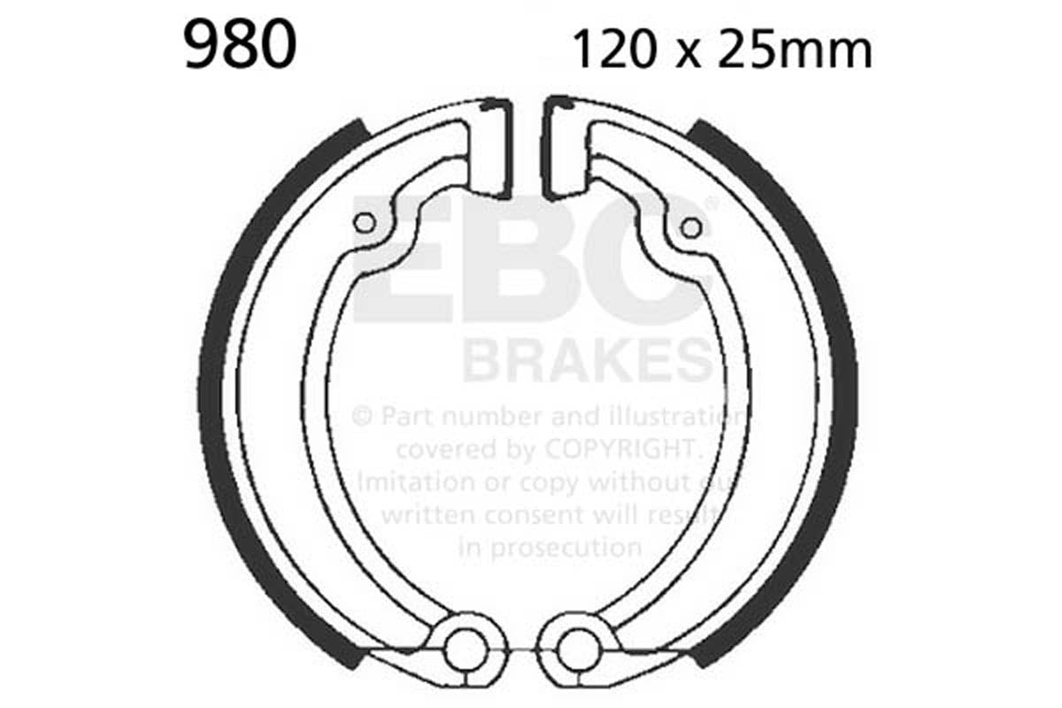 EBC Brake Shoes 980