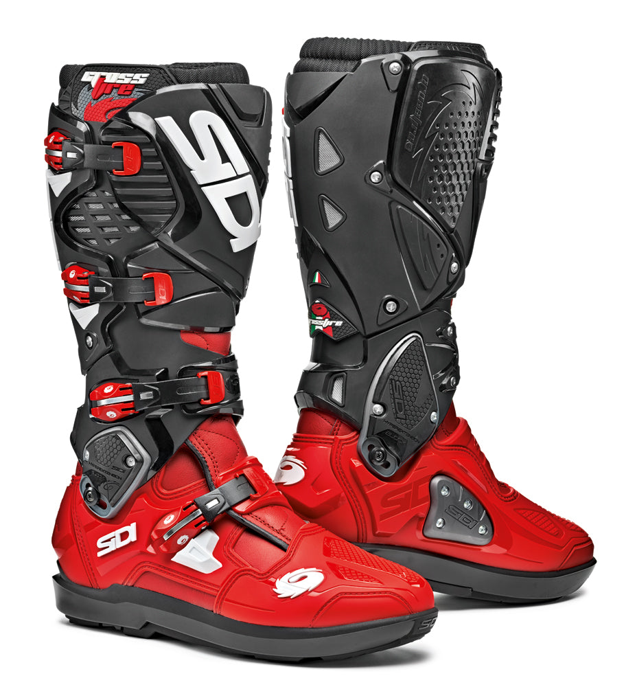 Sidi Crossfire 3 SRS CE Boots Red / Red / Black