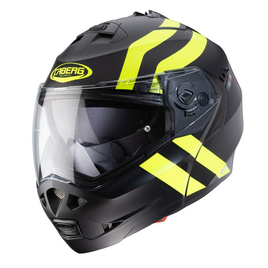 CABERG Duke 2 Super Legend Matt - Black / Yellow Helmet