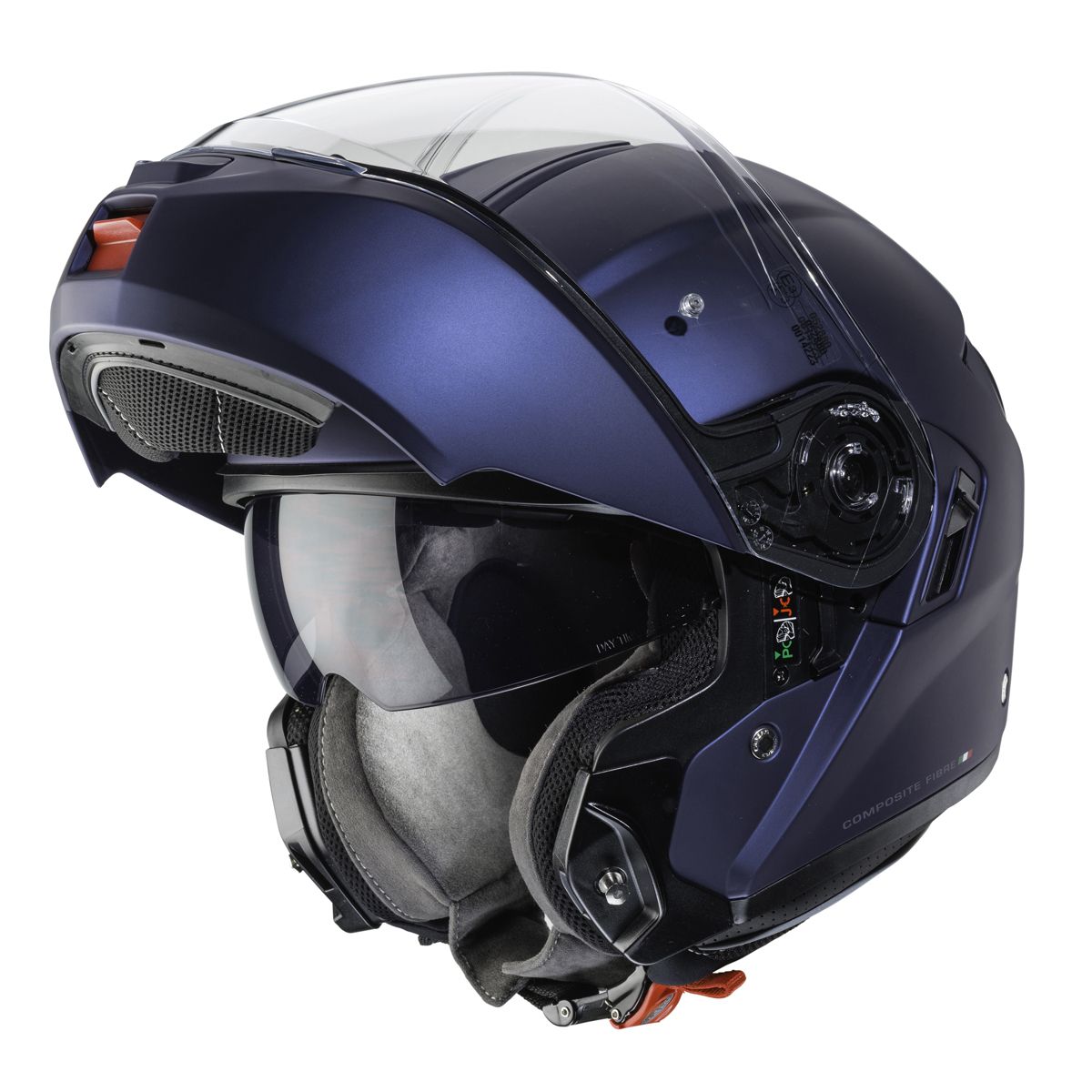 CABERG Levo Matt - Blue Flip Up Motorcycle Helmet - XS