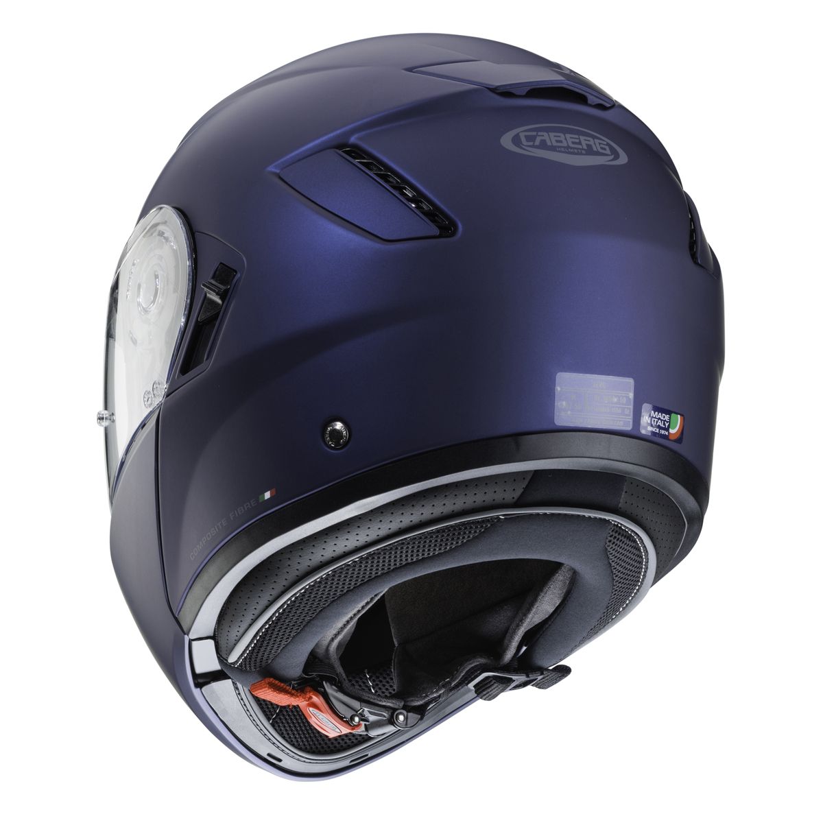 CABERG Levo Matt - Blue Flip Up Motorcycle Helmet - XS