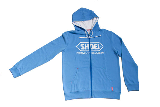 Shoei Vintage 2 Zipped Hoodie Blue