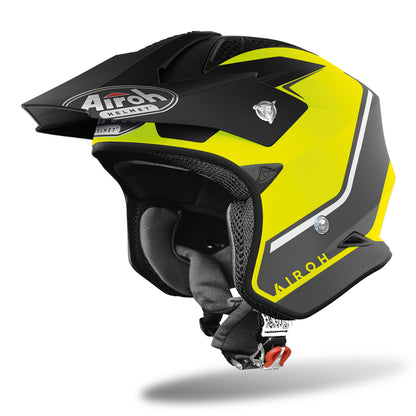 Airoh TRR S Keen Helmet - Matt Yellow
