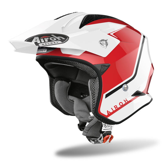 Airoh TRR S Keen Motorcycle Hetlmet - Red Gloss