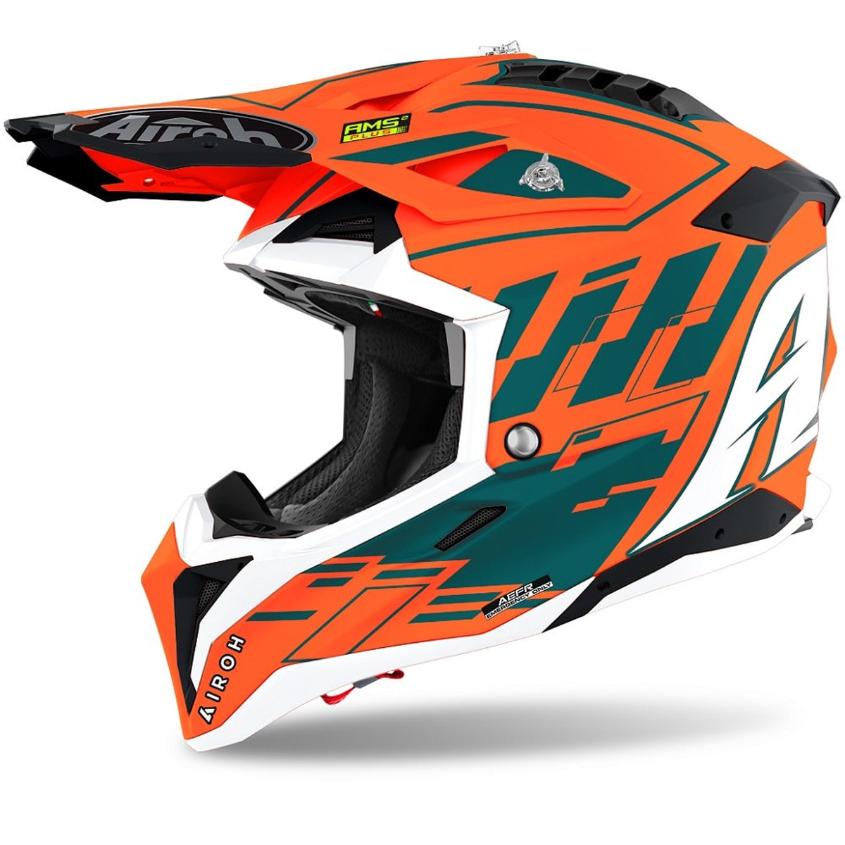 Airoh Aviator 3 Rampage Motorcycle Helmet - Orange Matt [22.06]