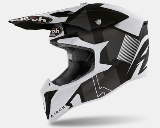 Airoh Wraap Raze Motorcycle Helmet - Matt Black