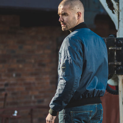 Spada Airforce 1 CE Bomber Jacket - Blue