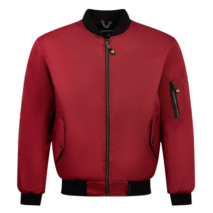 Spada Airforce 1 CE Waterproof Bomber Jacket - Red