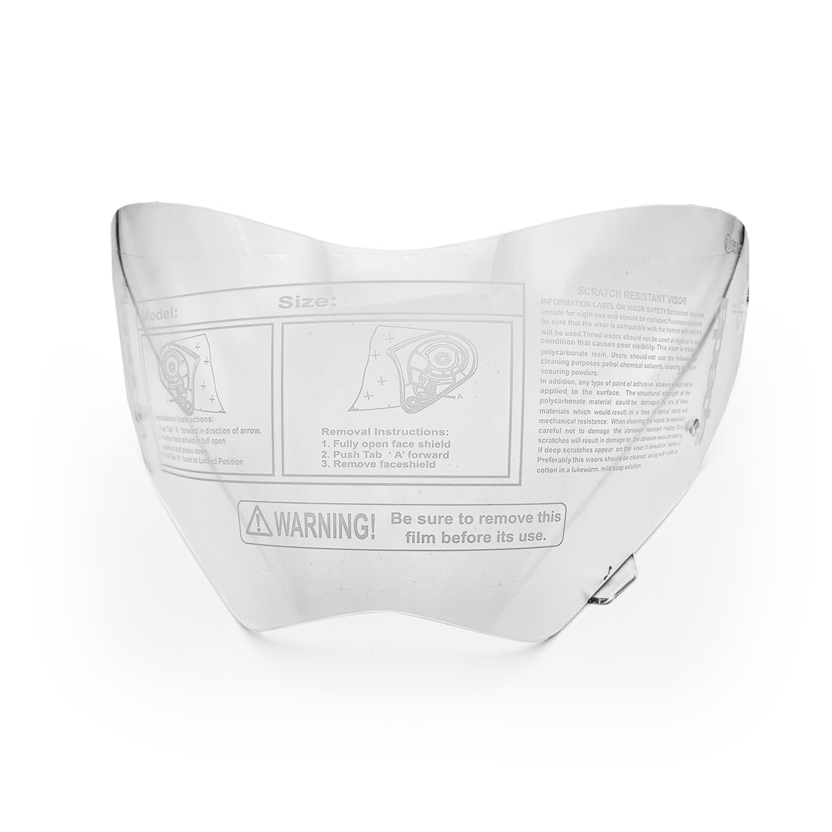 Spada Intrepid 2 Visor [Drilled & Plugged]