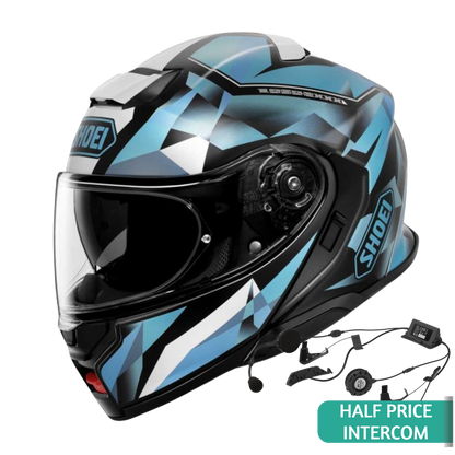 Shoei Neotec 3 Fragments Flip Front Helmet TC2 - Black / Blue