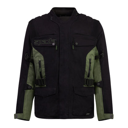 Spada Ascent V3 CE Waterproof Jacket - Black / Green