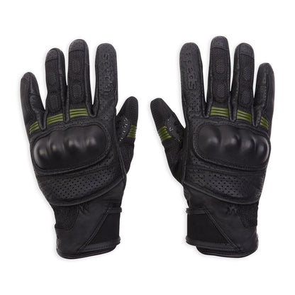 Spada Oxygen CE Waterproof Leather Gloves - Black