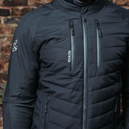Spada Tino CE Waterproof Quilted Jacket - Black