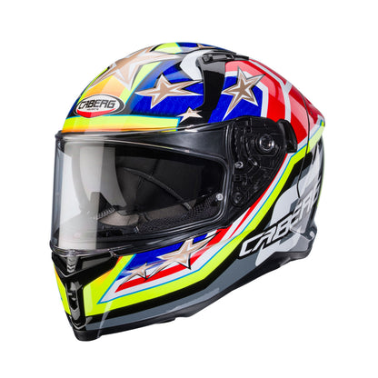 Caberg Avalon X Track Helmet - Black / Yellow / Red / Blue