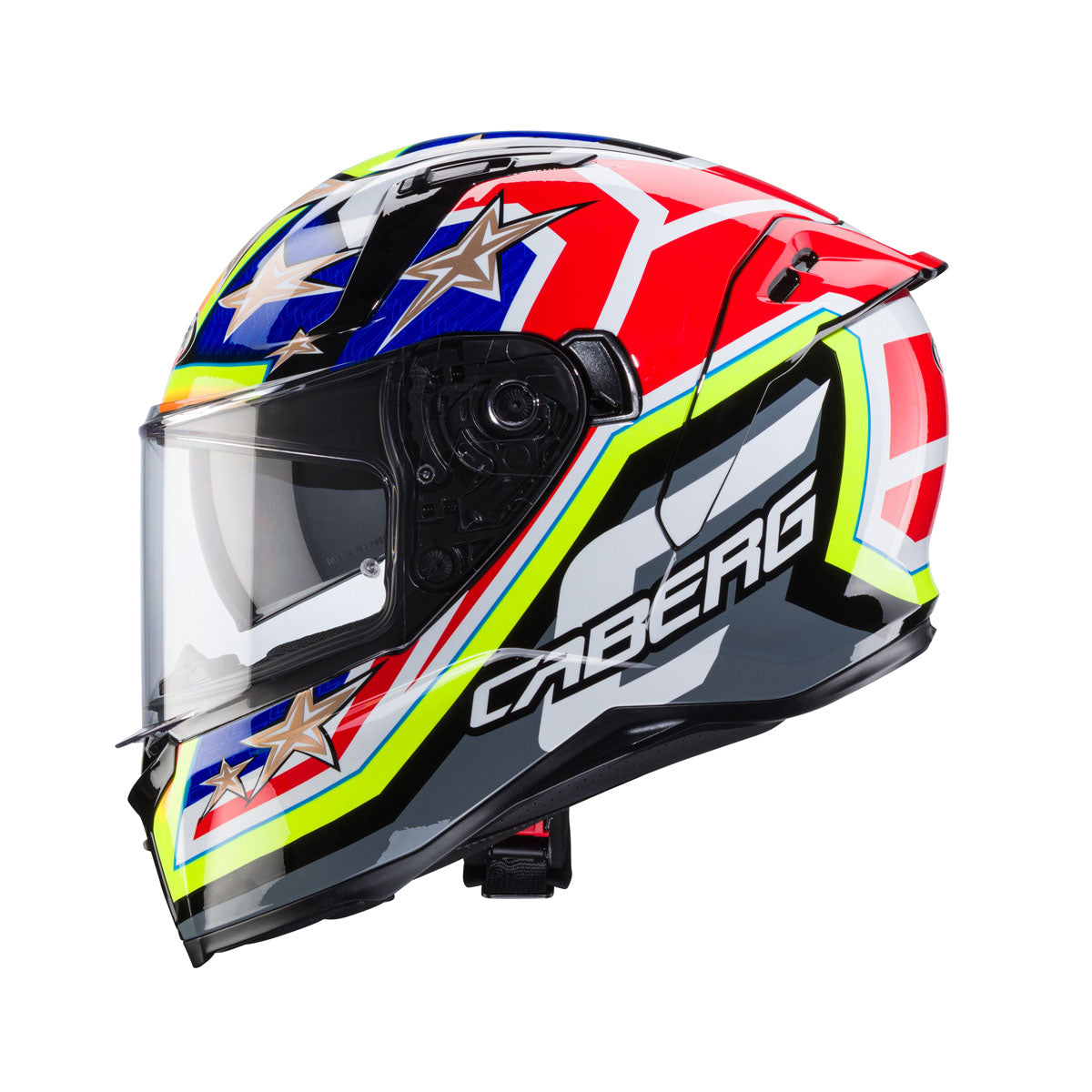 Caberg Avalon X Track Black / Yellow / Red / Blue Helmet
