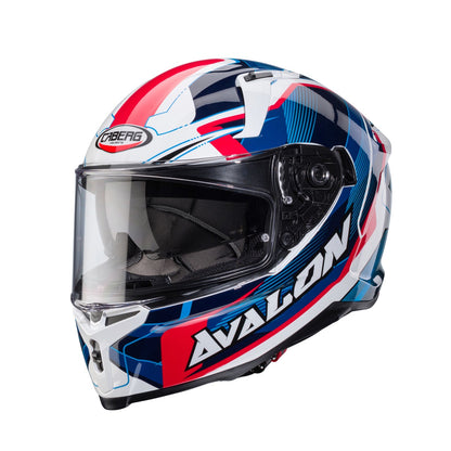 CABERG Avalon X Optic - White / Blue / Red