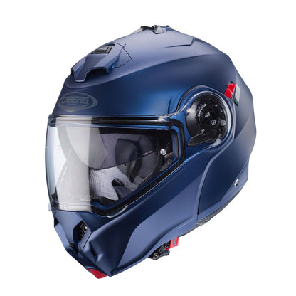 CABERG Duke Evo Flip Front Helmet - Matt Blue