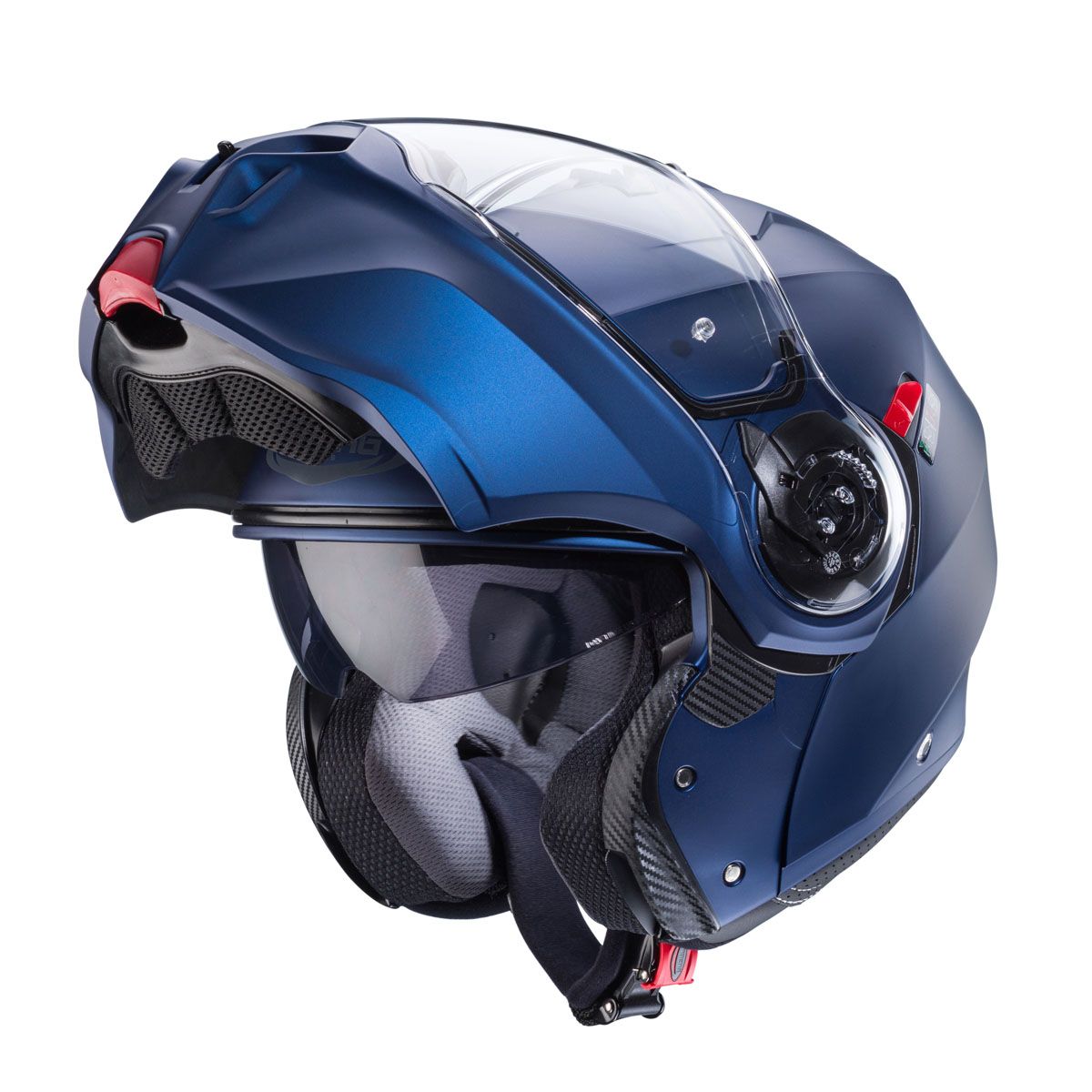 CABERG Duke Evo Flip Front Helmet - Matt Blue