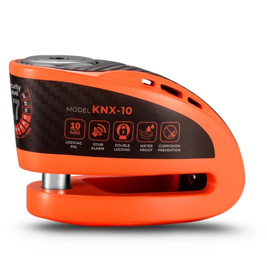 Overlord KNX10 Alarmed Disc Lock - Orange