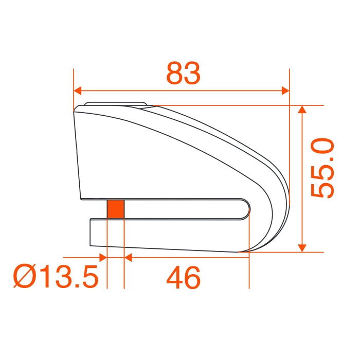 SOLID-V KVS2 Disc Lock ART 4 - Metal