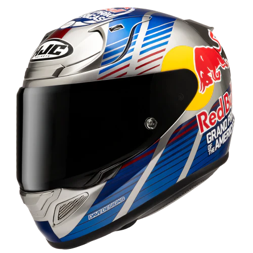 HJC RPHA 12 Red Bull Austin GP2 - Silver / Red / Blue