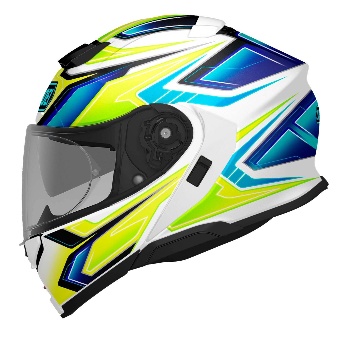 Shoei Neotec 3 Anthem Flip Front Helmet TC3 - Yellow / Blue