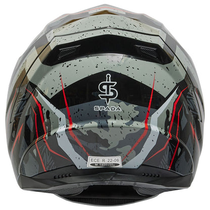 Spada Raiden 2 Meisai Helmet - Red