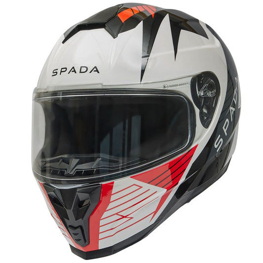 Spada Raiden 2 Thunder Black / White / Red Helmet