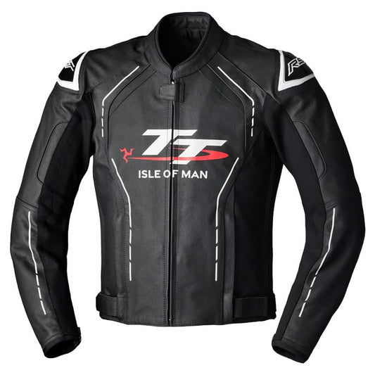 RST S1 CE Mens Leather Jacket - IOM TT