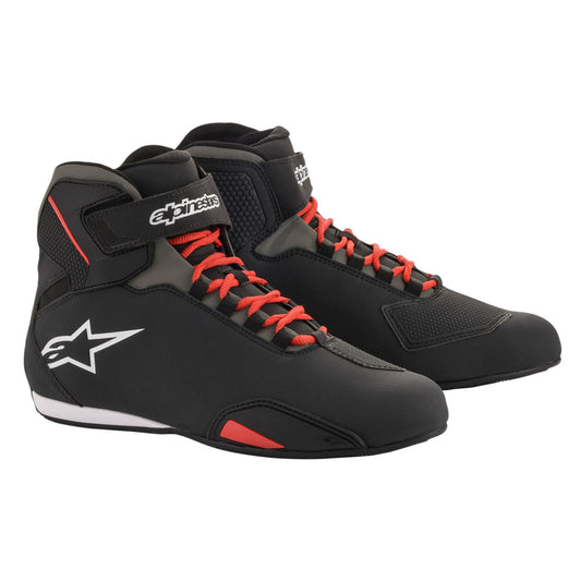 Alpinestars Sektor Motorcycle Shoes - Black / Red