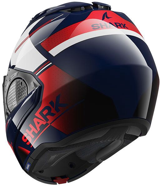 Shark Evo GT Tekline Flip Front Helmet BUR - Blue / White / Red