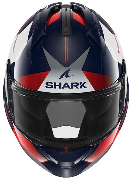 Shark Evo GT Tekline Flip Front Helmet BUR - Blue / White / Red
