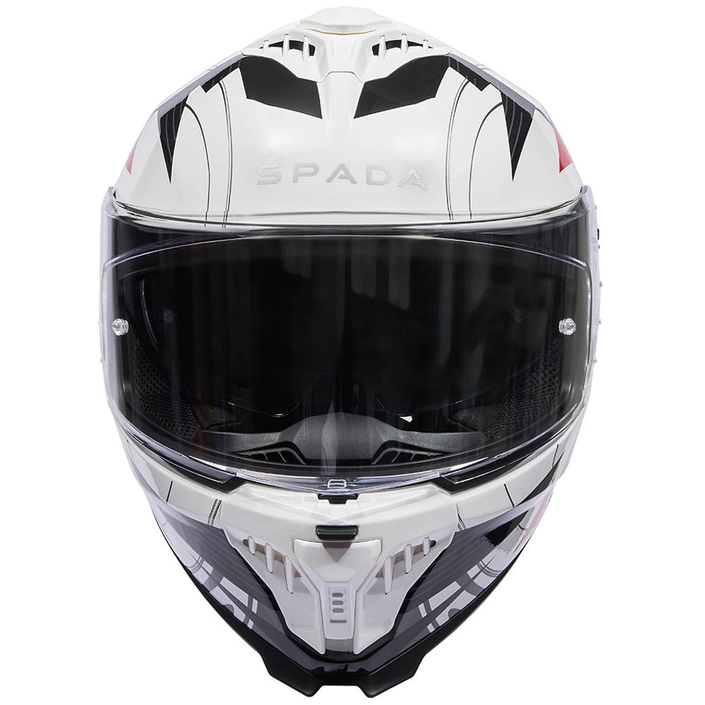 Spada SP18 Strike White / Black / Red Helmet