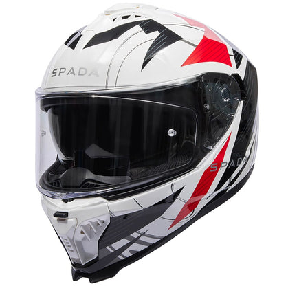 Spada SP18 Strike Helmet - White / Black / Red