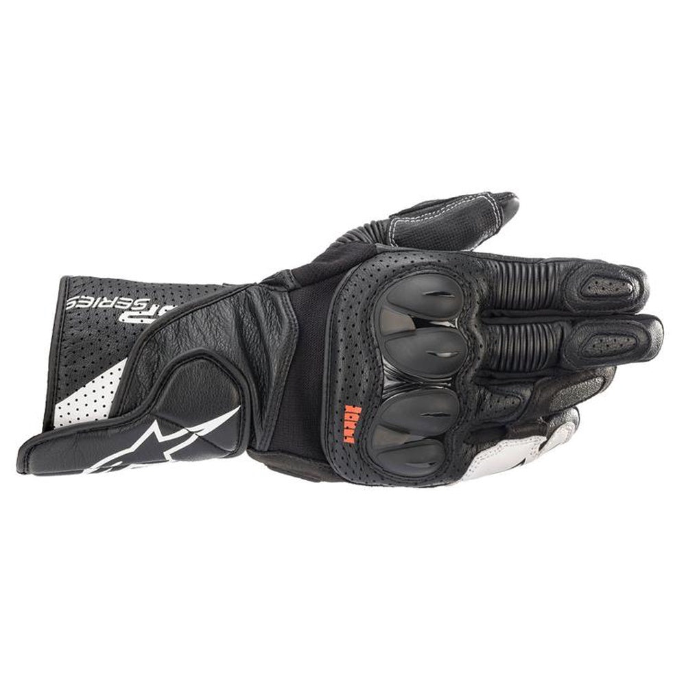 SP-2 V3 Leather Gloves - Black / White
