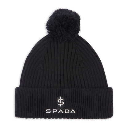 Spada Bobble Beanie - Black